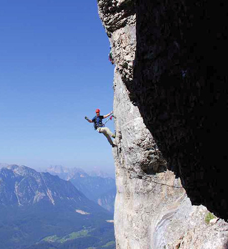 Rock-climbing, Klettersteig-Gosau